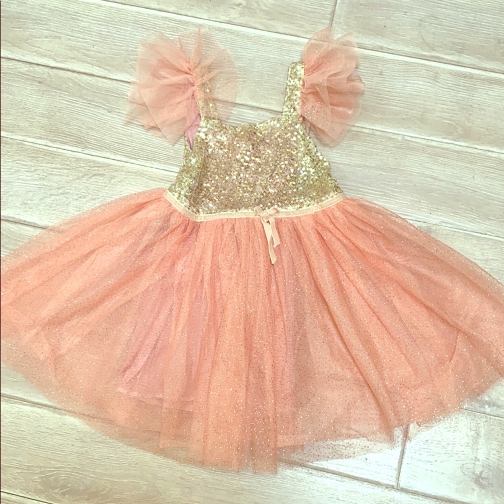GORGEOUS GIRLS HANDMADE SPARKLE SEQUIN TUTU DRESS